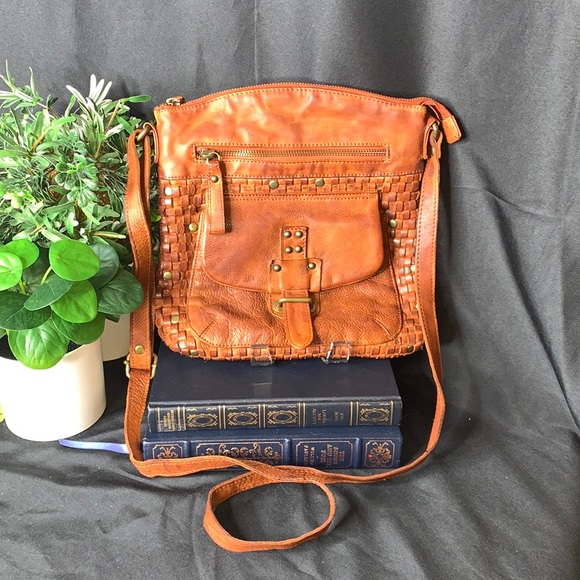 Bags Handmade Woven Leather Crossbody Boho Purse Made In India Poshmark